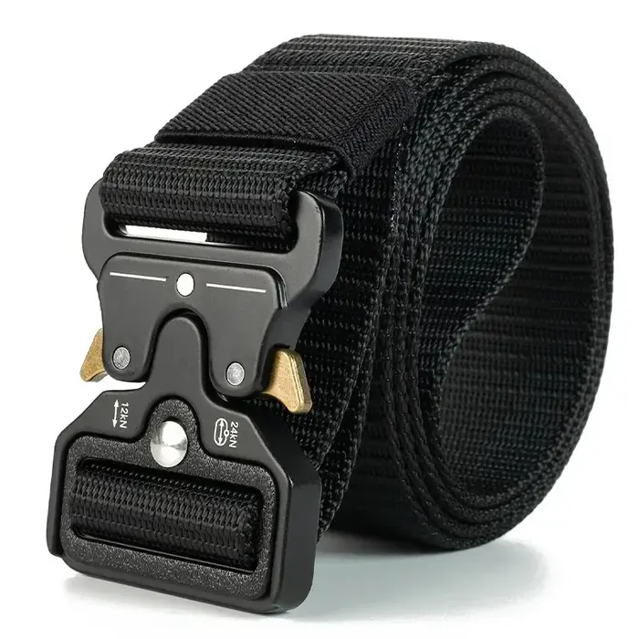 Ceintures noires pour hommes, grande taille, 150cm, 170cm, ceinture tactique à dégagement rapide, ce
