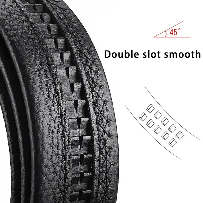 2 pièces ceinture pour hommes sans boucle 3.5 cm/1.37 pouces de largeur marque haut de gamme ceintur