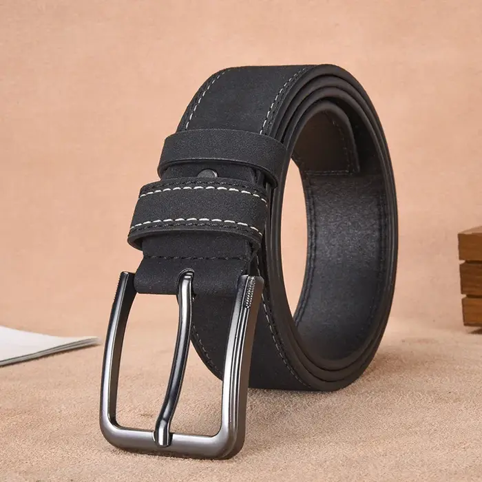 Ceinture pour homme avec boucle en métal