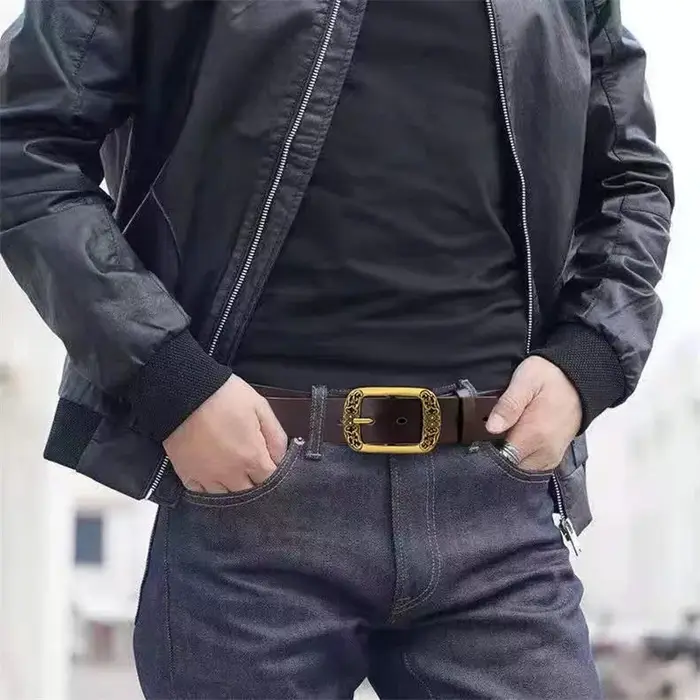 Ceinture pour hommes de haute qualité à la mode en cuir véritable bussines femmes