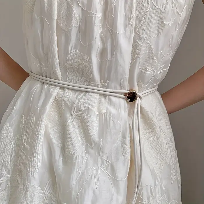 Ceinture réglable pour femmes, fermeture à boucle Non amovible, ceinture pour occasions quotidiennes et spéciales pour robes, chemises, accessoire de mode