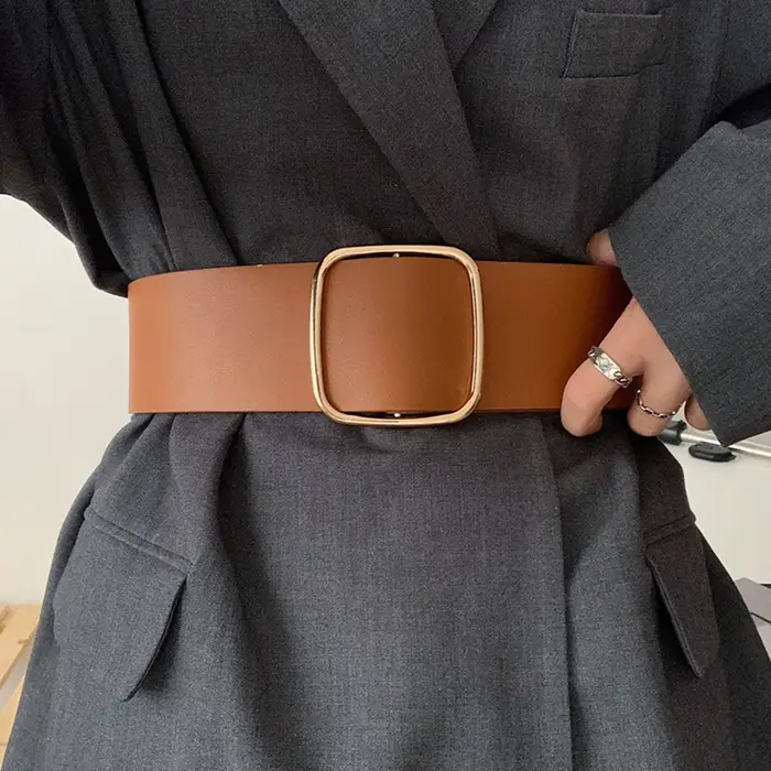Large ceinture Corset noire femme taille grande