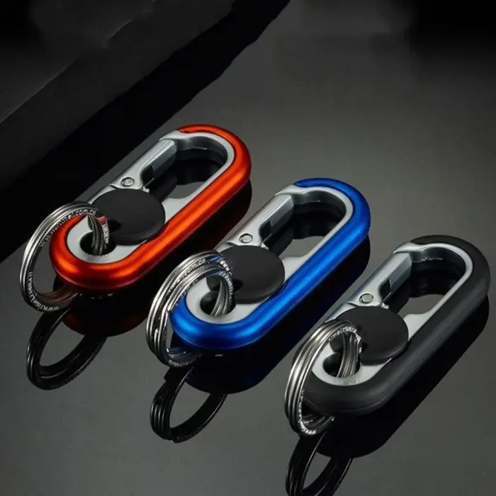 Porte-clés à Double anneau pour hommes