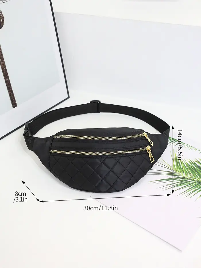 Femmes taille sac Fanny Pack poitrine sacs hanche Bum sac dames voyage ceinture sac bandoulière argent pochette
