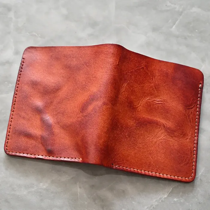 Porte monnaie pour homme vintage en cuir véritable pour hommes et femmes