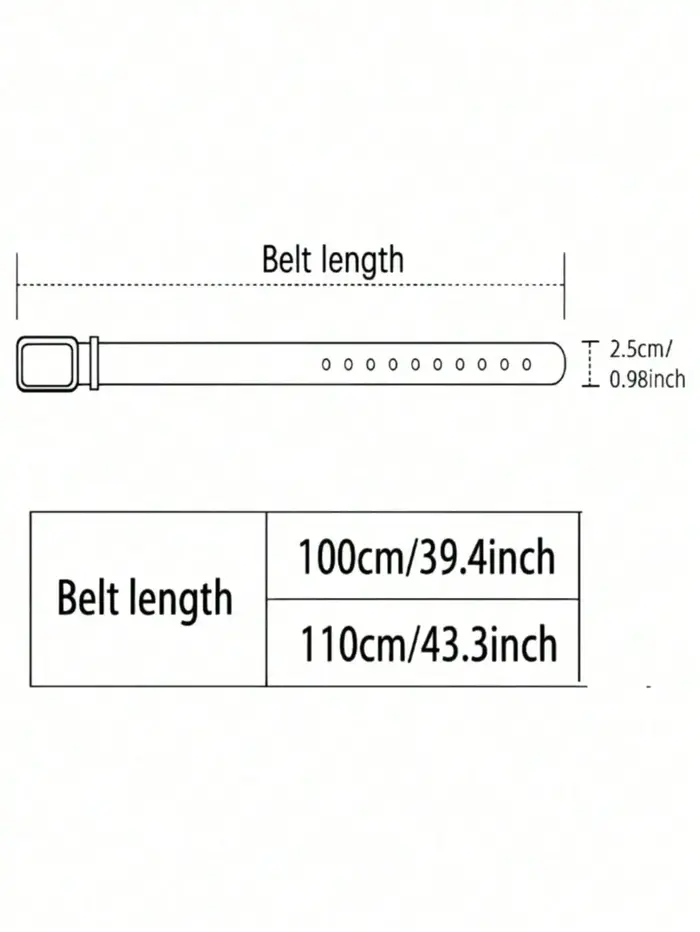 1 ceinture élégante pour femme