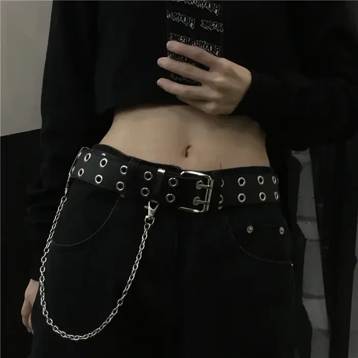 Ceinture à double anneau pour femme