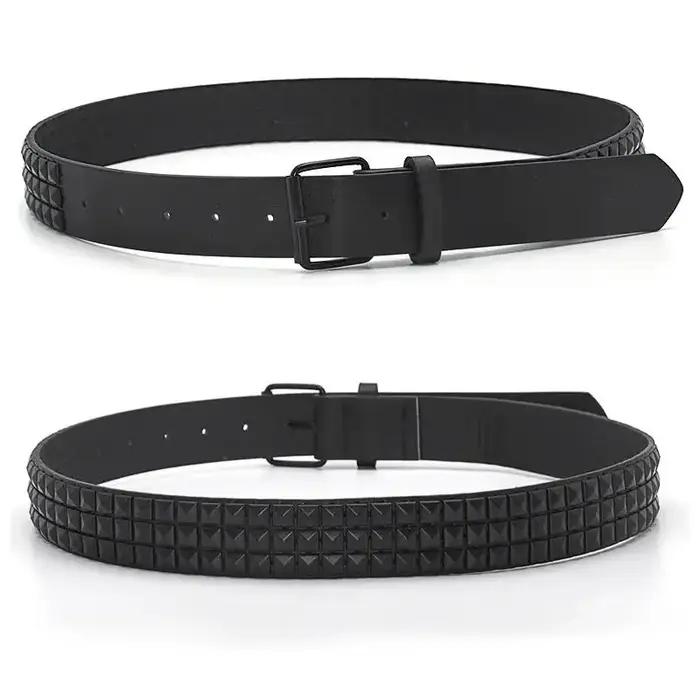 Ceinture punk cloutée pyramide