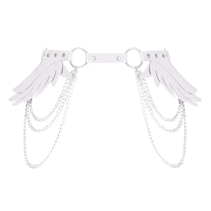Ceinture en cuir à chaîne multicouche avec ailes d'ange, Sexy et tendance, mode créative, joint de taille, jupes de personnalité, Jeans décoratifs