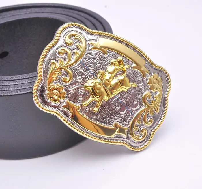 Boucle de ceinture brillante 69*50MM