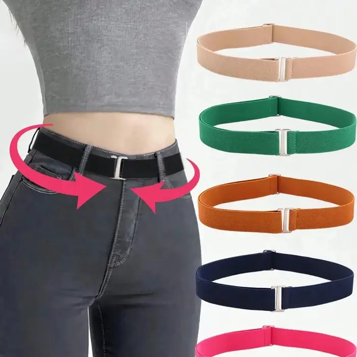Ceinture de pantalon élastique confortable et réglable pour femmes