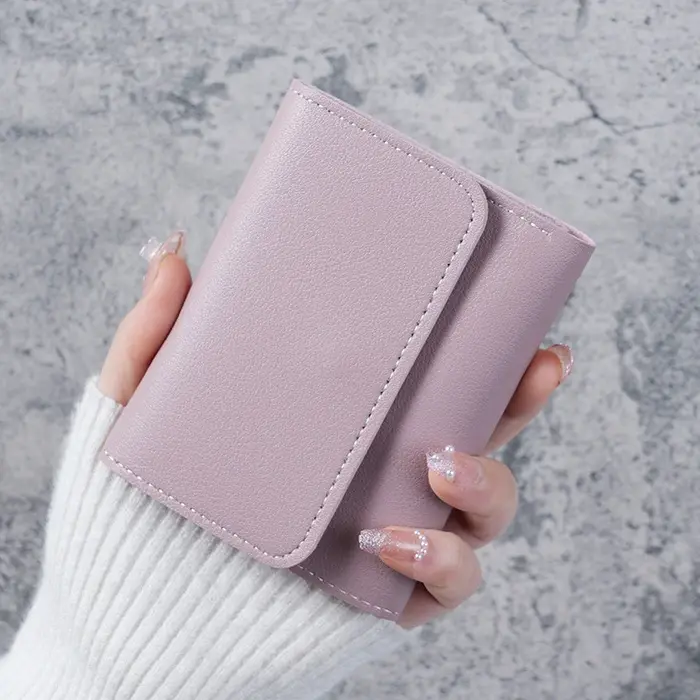 Porte-monnaie Ours Rétro Tendance Style Ins pour Étudiants avec Option Porte-clés