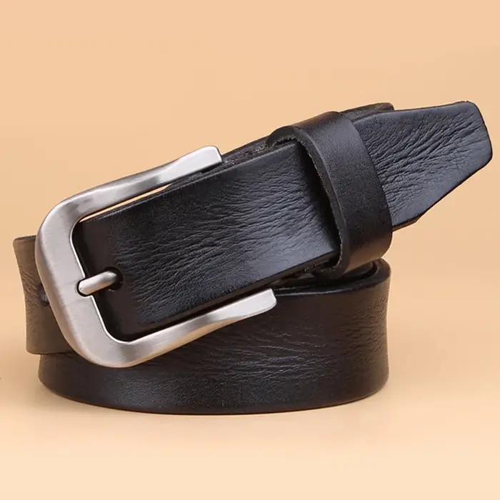 2.8CM ceinture de créateur femmes de haute qualité pleine fleur 100% véritable peau de vache ceintur