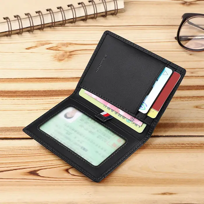 Petit porte-cartes vertical pour hommes