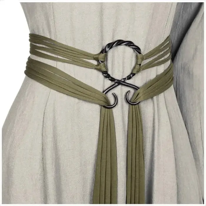 Ceinture Vintage à nœud en corde pour femmes