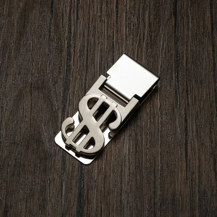 Pince à billets minimaliste pour hommes, porte-monnaie, porte-cartes de crédit, portefeuille