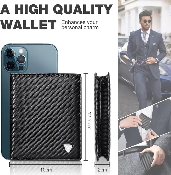 Portefeuille classique pour hommes