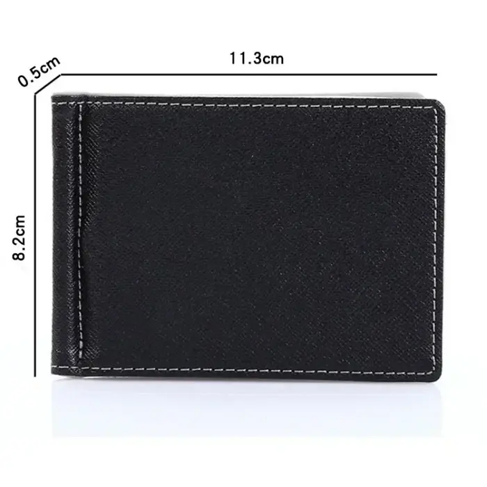 Portefeuille en cuir PU pour hommes