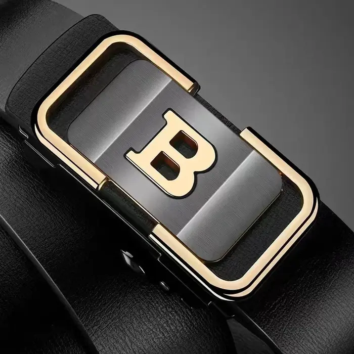 JIFANPAUL Nouvelle Ceinture Homme Tendance à Boucle Automatique Sans Dents
