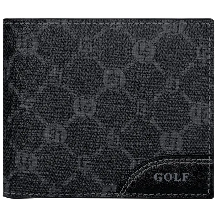 Portefeuille court de GOLF pour hommes, nouveau portefeuille fin multi-cartes pour jeunes affaires, 