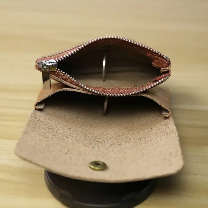 WERLLANDS Portefeuille porte-cartes court bicolore en cuir PU rétro avec boucle en laiton