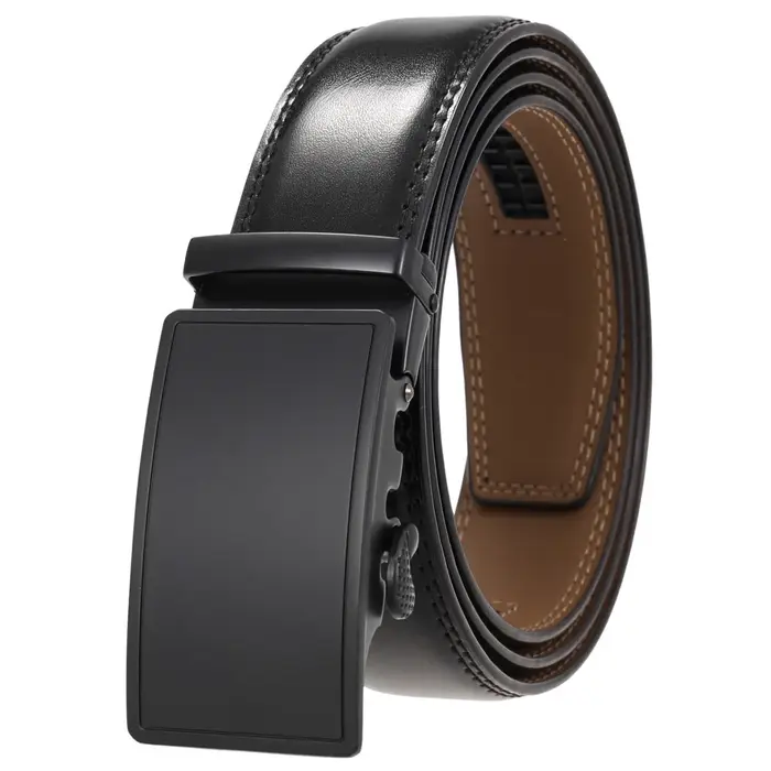 Ceinture en cuir véritable pour hommes
