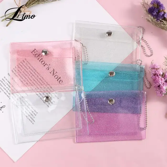 Porte-cartes de crédit transparent et étanche pour hommes et femmes