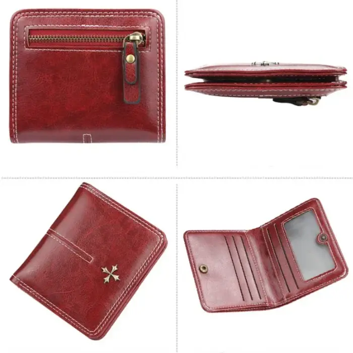 2025 mode mince femmes portefeuilles Mini porte-carte en cuir PU court design haute qualité femme sac à main