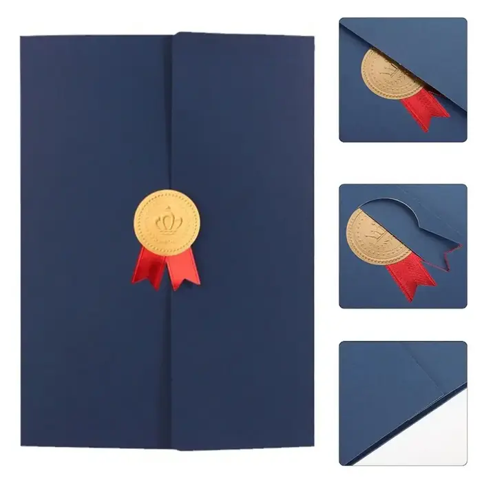 Porte-certificat de remise de diplôme A4