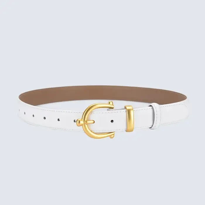 Ceinture en cuir de vache pour femmes, mode décontractée, manteau de luxe de styliste, décoration de
