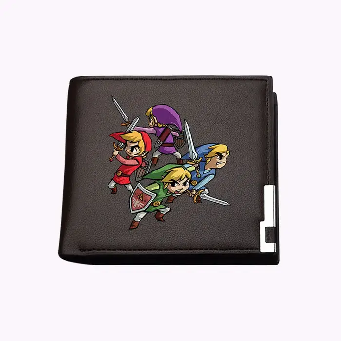 Portefeuilles pour hommes en cuir PU Zeldas
