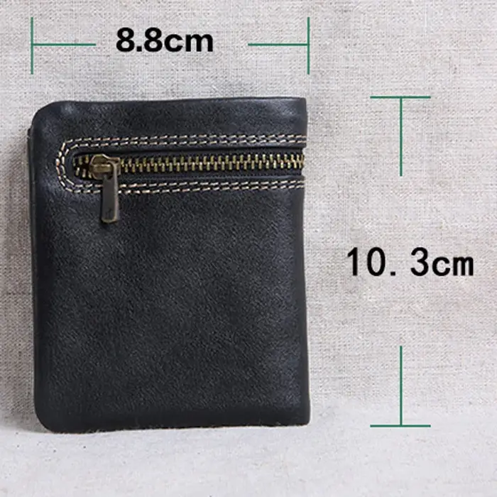 AETOO – portefeuille court en cuir pour hommes