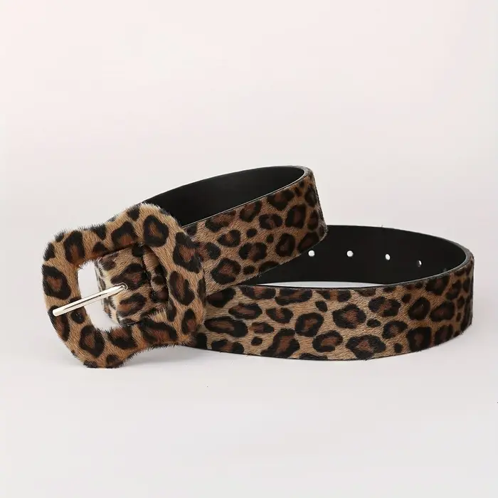 1 ceinture à imprimé léopard pour femme