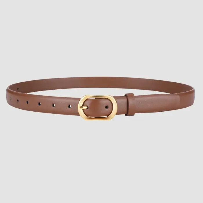 Ceinture en cuir PU pour femmes