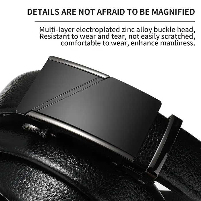 Ceinture pour homme, nouvelle boucle automatique