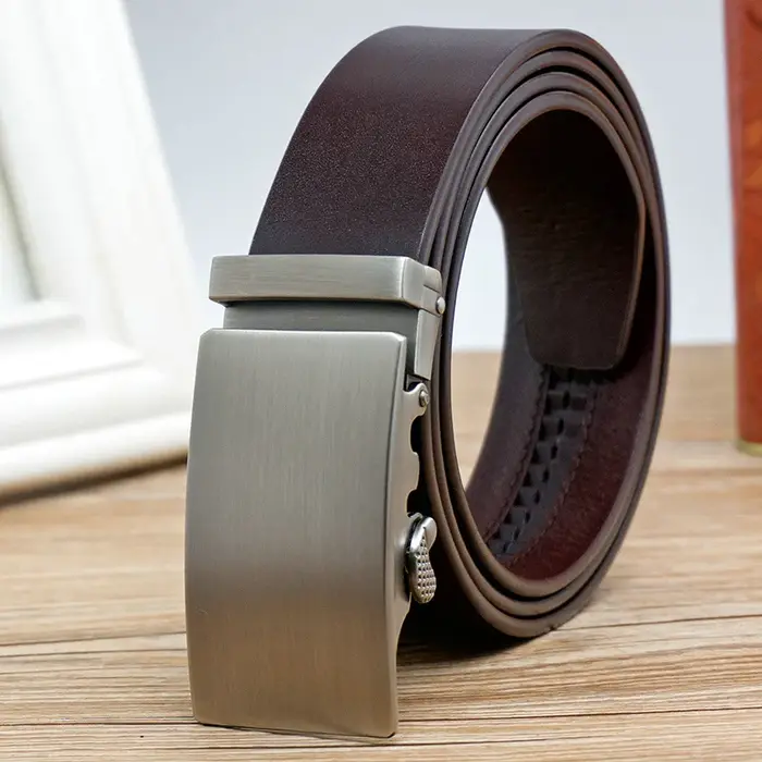 Ceinture en cuir hommes ceintures en cuir véritable de haute qualité