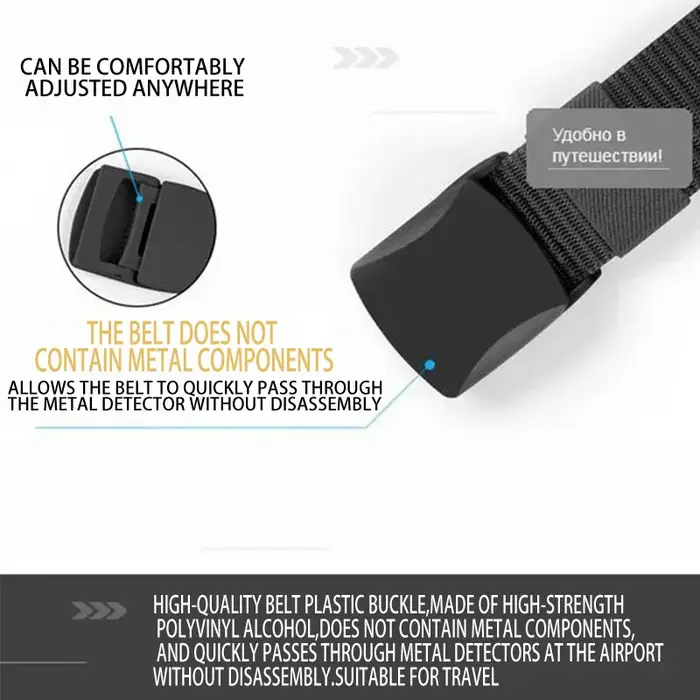Ceinture tressée en Nylon pour hommes