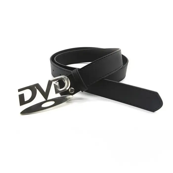Ceinture unisexe à boucle au design nostalgique, polyvalente et tendance, pour femme, décontractée, 