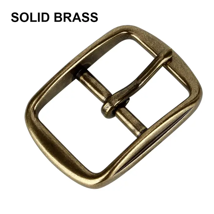 Boucle de ceinture Sogefimen 40 mm de largeur intérieure en laiton massif