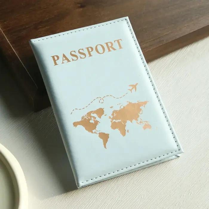 Porte-passeport mince, carte de cheval, porte-passeport en PU, voyage essentiel, croisière, porte-pa
