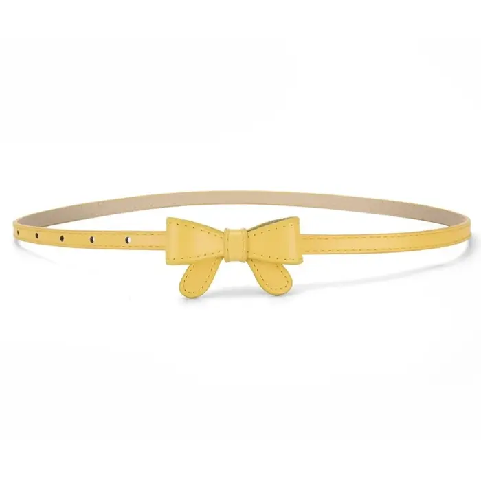 Ceinture en cuir à nœud papillon