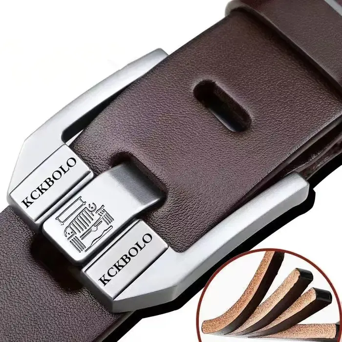 Ceinture pour hommes de haute qualité à la mode en cuir véritable bussines femmes ceinture et messie