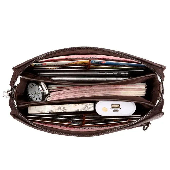 Marque de luxe hommes portefeuille en cuir Long