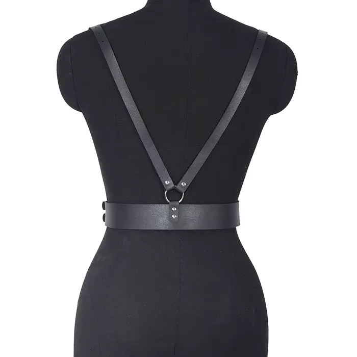 Punk Taille Harnais Corset en cuir SFP pour femme
