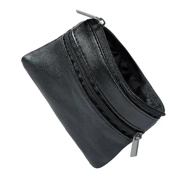 Porte-monnaie hommes petit sac portefeuille changement sacs à main fermeture éclair