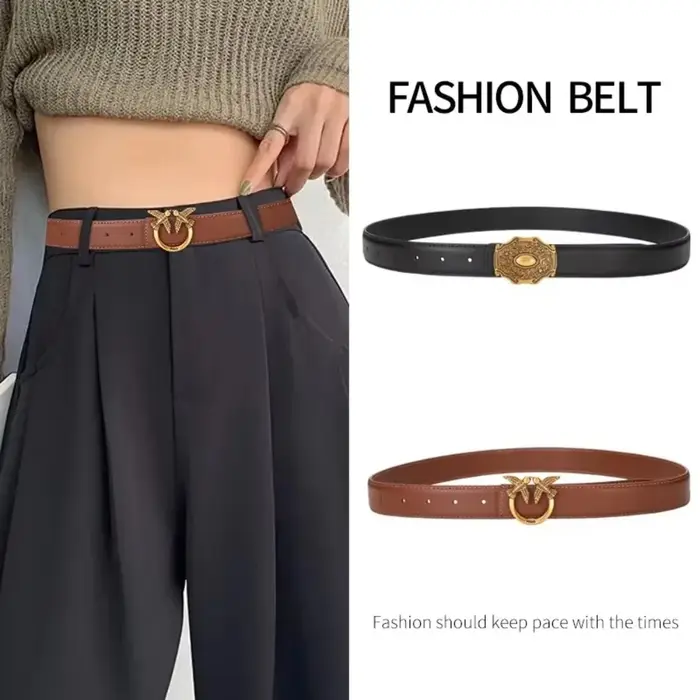Ceinture de luxe Pinko pour femme 2026 – Design minimaliste avec perles