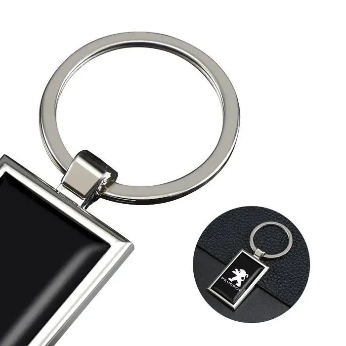 Porte-clés en métal pour voiture
