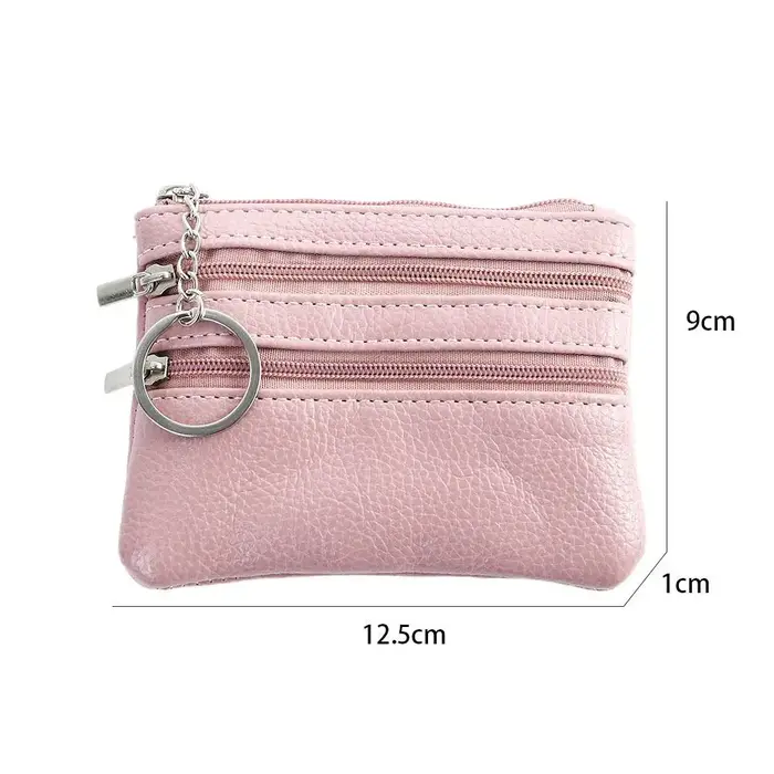 Classique mignon multicouche multifonctionnel pour les filles en cuir PU petit sac à main portefeuilles coréen sac d'argent femmes porte-monnaie porte-carte