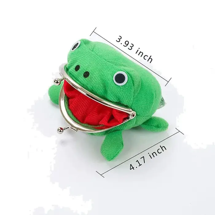 Porte-monnaie en peluche grenouille, portefeuille Anime Ninja, jeu de rôle d'halloween, cadeau de fê