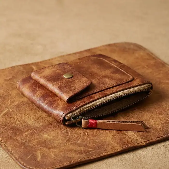 Portefeuille en cuir pour hommes
